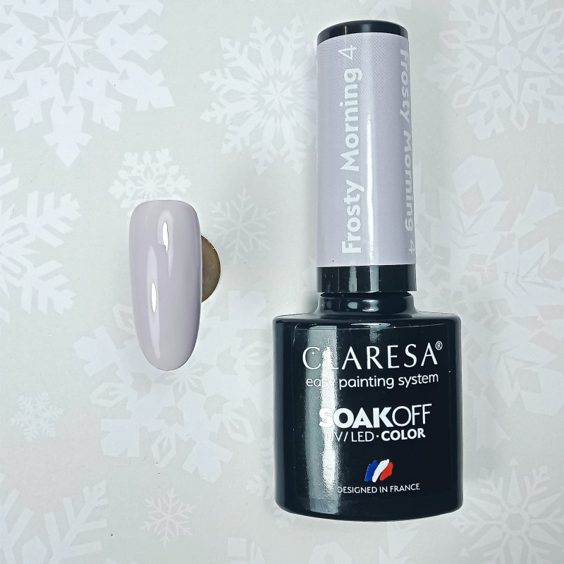 Цветной гель-лак Claresa Frosty Morning № 4, 5 ml