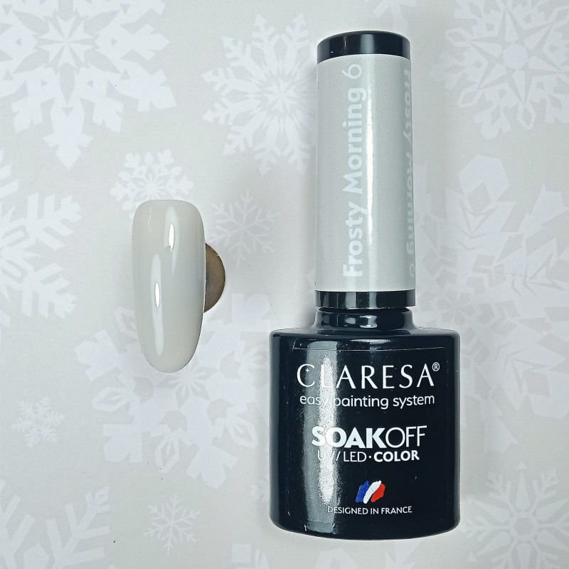 Цветной гель-лак Claresa Frosty Morning № 6, 5 ml