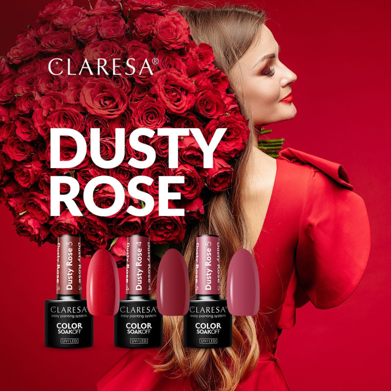 Gel polish – Claresa Dusty Rose № 4 – 5 ml