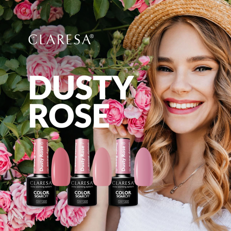 Gel polish – Claresa Dusty Rose № 6 – 5 ml