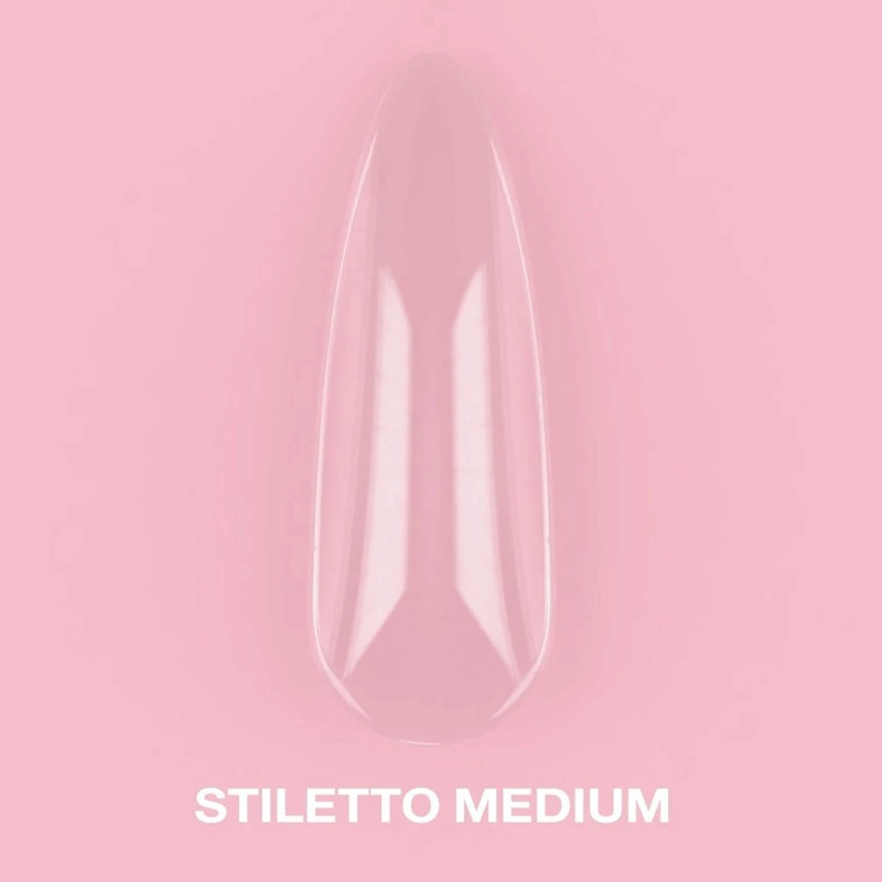 Гелевые типсы – LunaMoon Stiletto Medium – 500 шт