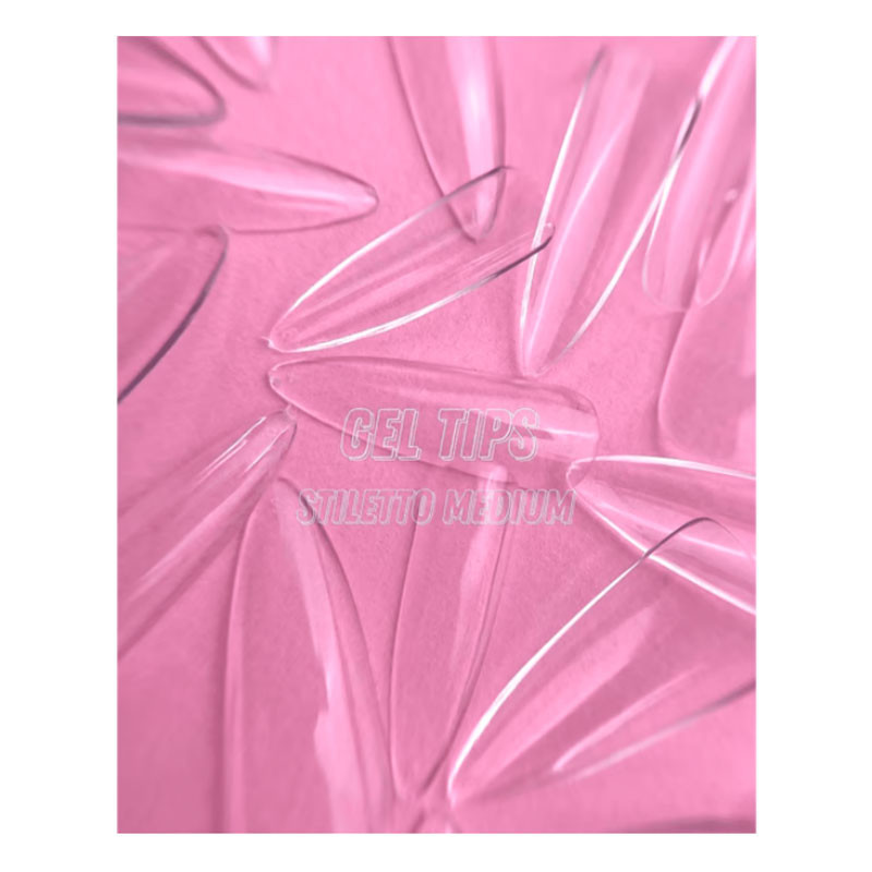 Гелевые типсы – LunaMoon Stiletto Medium – 500 шт
