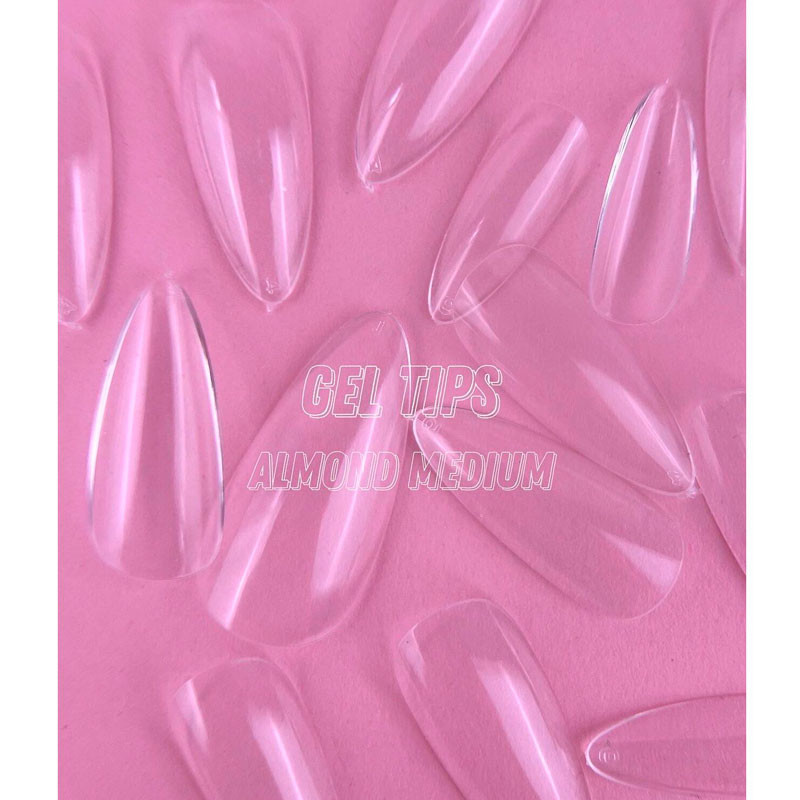 Гелевые типсы – LunaMoon Almond Medium – 500 шт