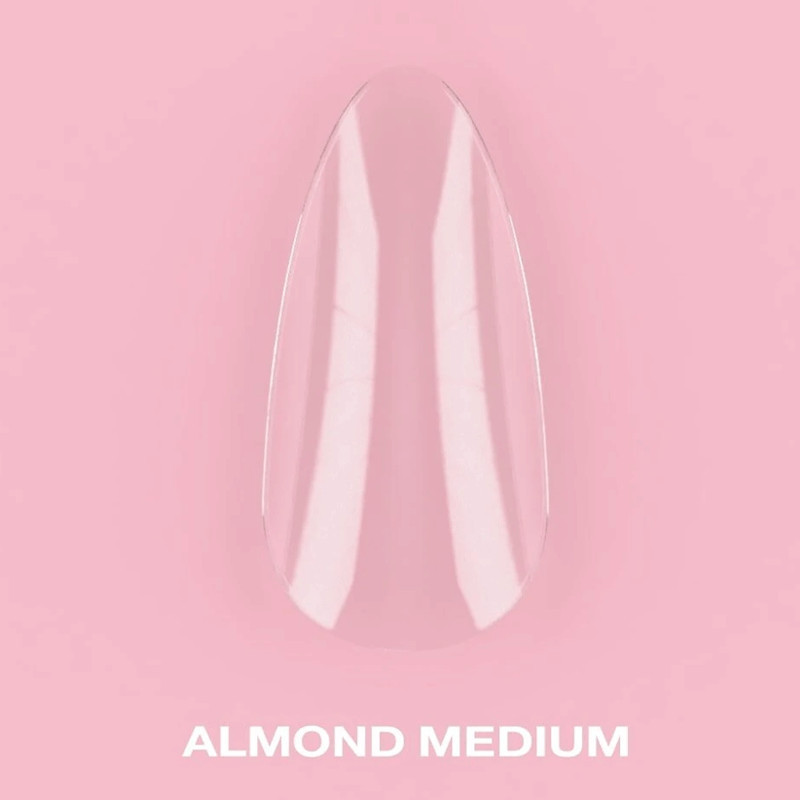 Гелевые типсы – LunaMoon Almond Medium – 500 шт