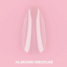 Гелевые типсы – LunaMoon Almond Medium – 500 шт
