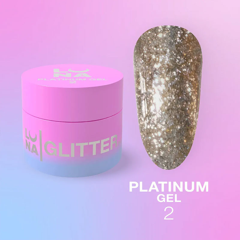Nagel-Gelfarbe – LUNAMOON Platinum Gel Nr 2 – 5 ml