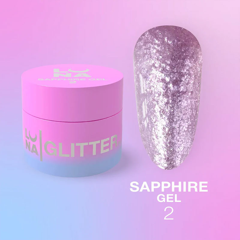 Гель-краска для ногтей – LUNAMOON Sapphire Gel Nr 2 – 5 ml