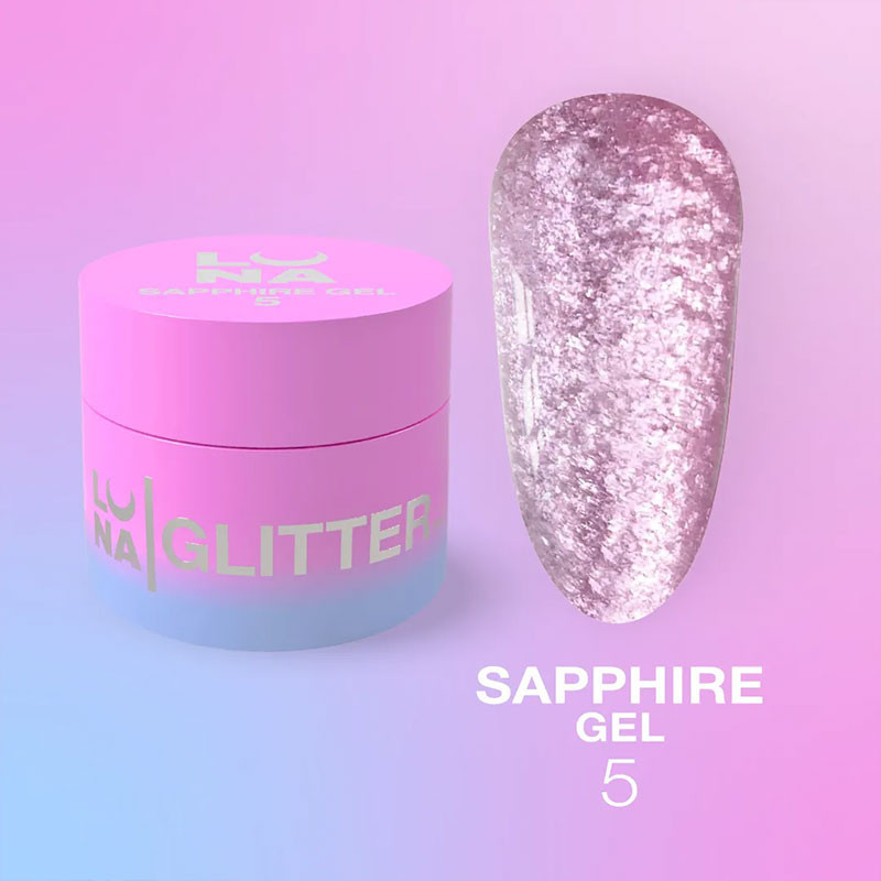 Гель-краска для ногтей – LUNAMOON Sapphire Gel Nr 5 – 5 ml