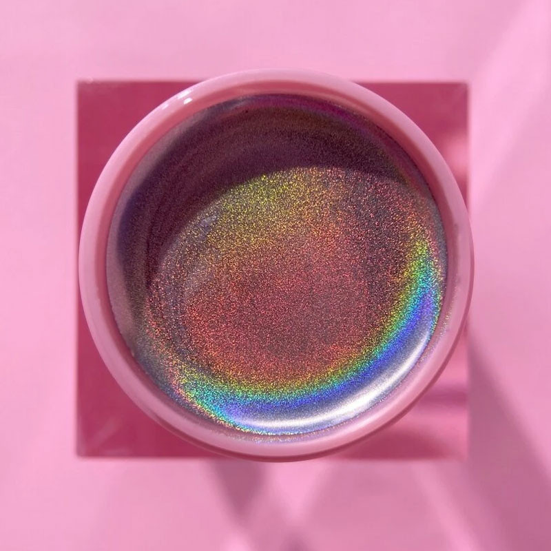 Гель-краска для ногтей – LUNAMOON Holographic Metallic Gel – 5 ml