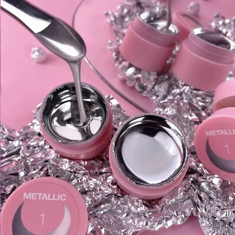 Гель-краска для ногтей – LUNAMOON Metallic Gel – 5 ml