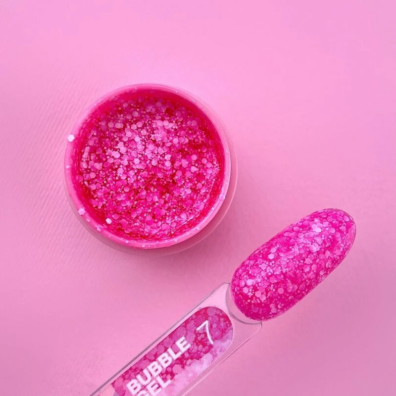 Nagel-Gelfarbe – LUNAMOON Bubble Gel Nr 7 – 5 ml