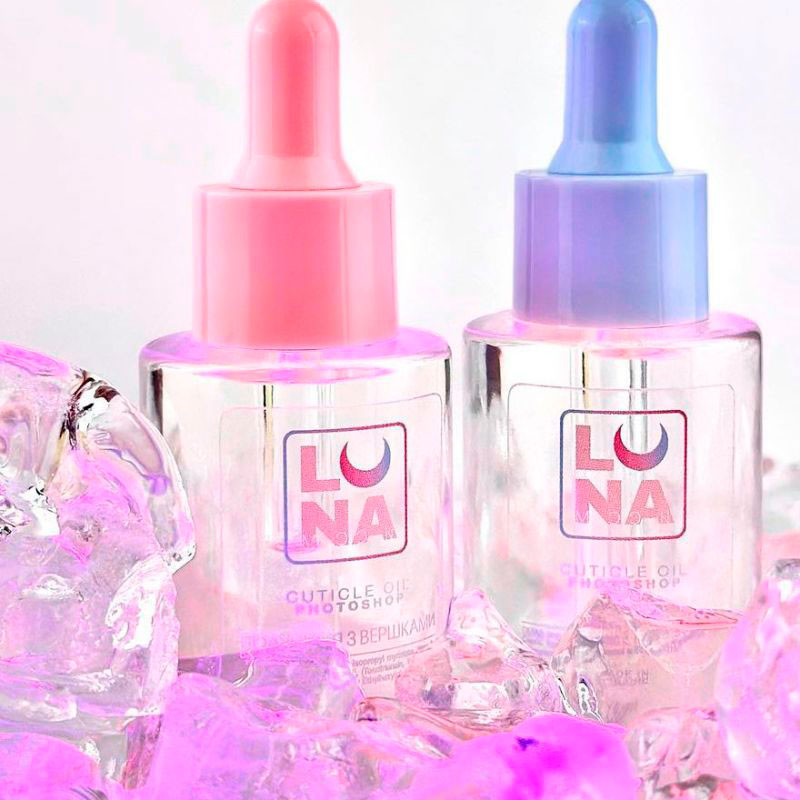 Trockenes Nagelhautöl Lunamoon mit Melonenduft PhotoShop - 30 ml