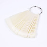 Color Chart, beige, oval, 48-50-places