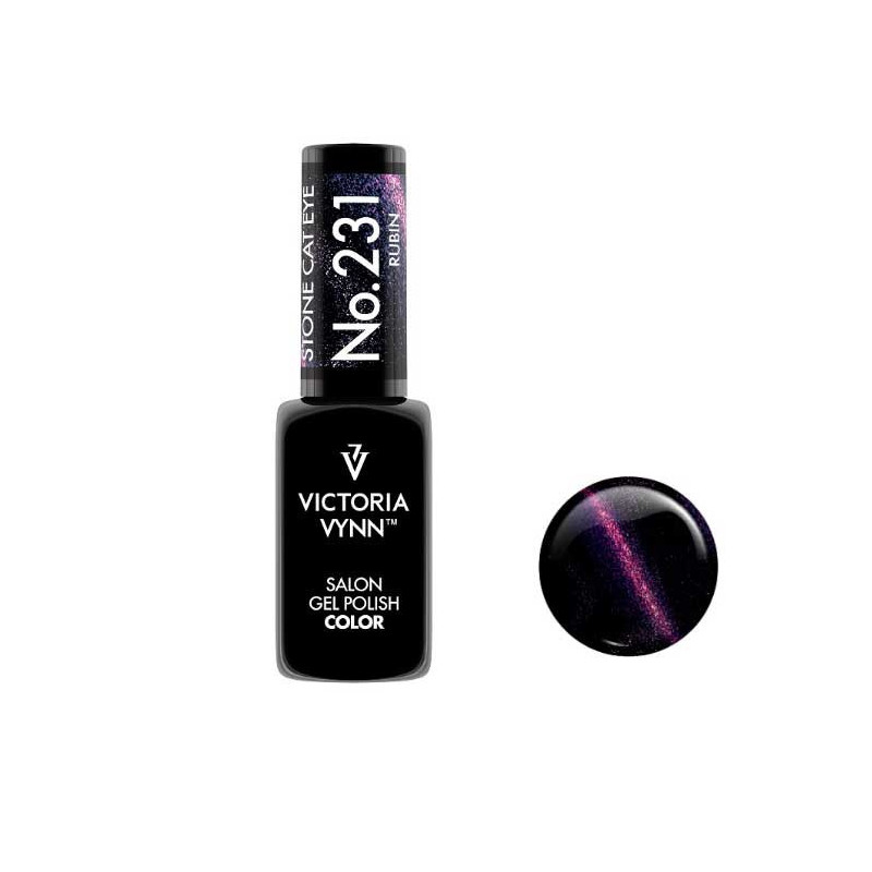 Victoria Vynn Gel Polish Stone Cat Eye, Rubin, 231 - 8 ml