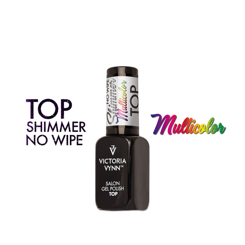 Geelilakka Top No Wipe Shimmer MULTICOLOR Victoria Vynn – 8 ml