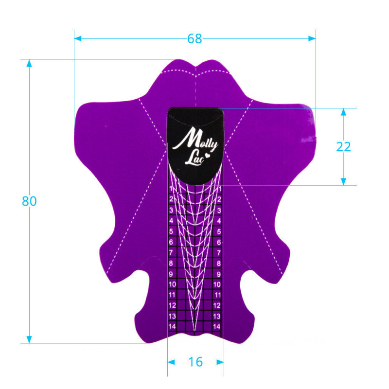 Nail form Molly Lac, 500 pcs