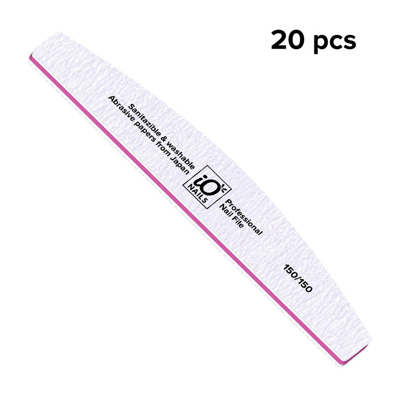 Nail file IO Nails 150/150, 20 pcs (Japanese paper, high quality)